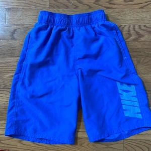 Nike Sz M blue swim trunks EUC no rips tears or stains